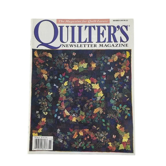 Quilter's Newsletter Magazine Vintage 1999 Lot of 4 - Picture 5 of 5
